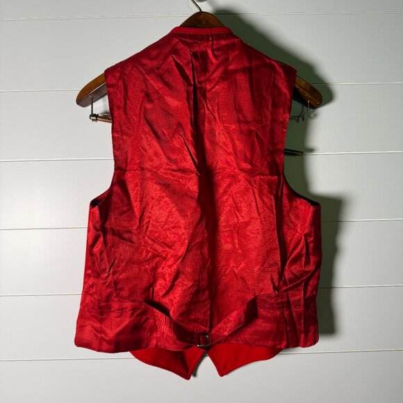 Brooks Brothers VINTAGE Red Wool Vest - Picture 5 of 9